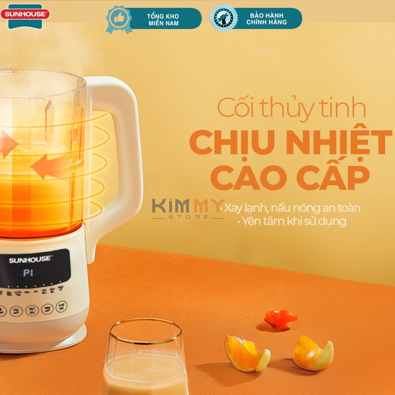 Máy làm sữa hạt 8 in 1 Sunhouse SHD5261 - 400W